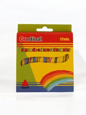 Caja de crayones cardinal