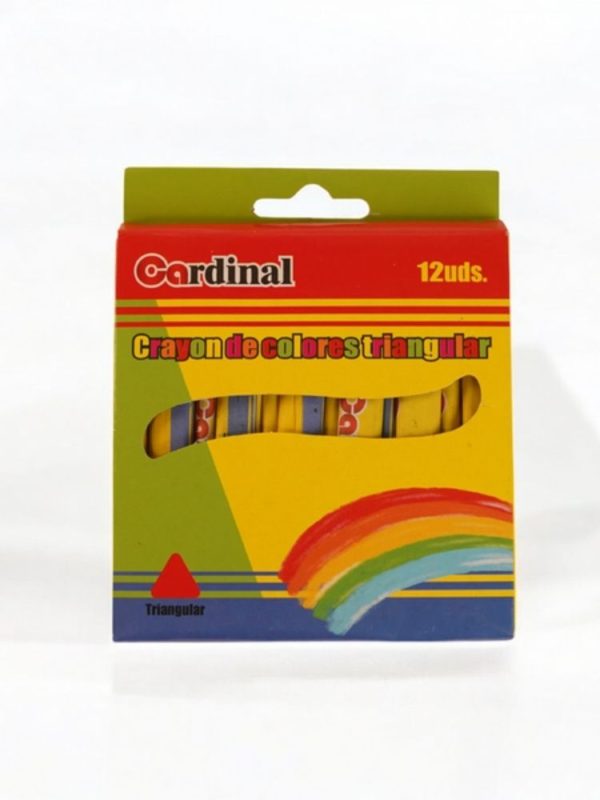 Caja de crayones cardinal